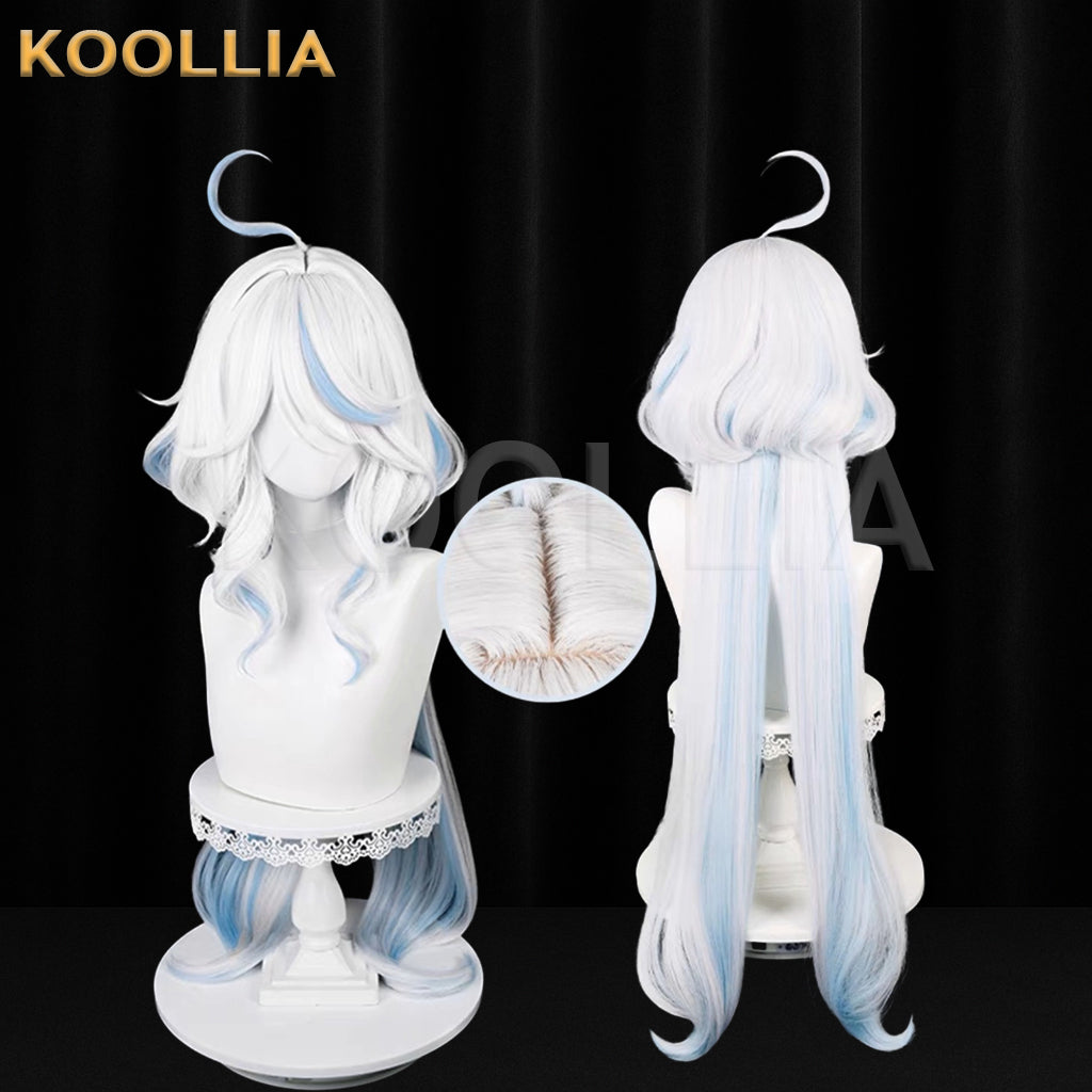 Genshin Impact Furina/Focalors Long/Short Mix Hair Basic Wig
