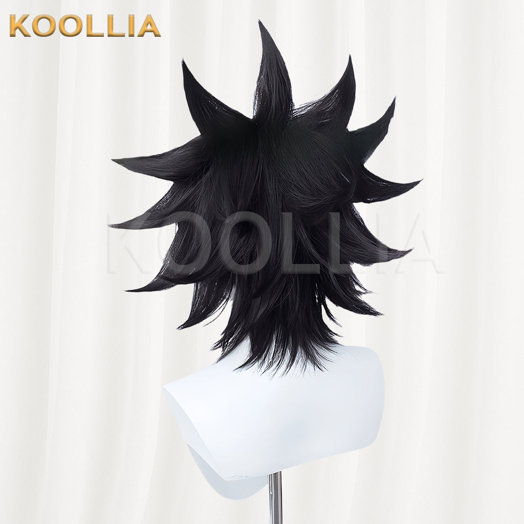 Jujutsu Kaisen Fushiguro Megumi Kurze schwarze Haare Basic Perücke