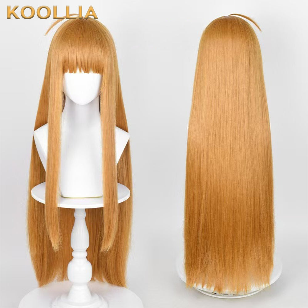 Persona 5 Futaba Sakura Long Orange Hair Basic Wig