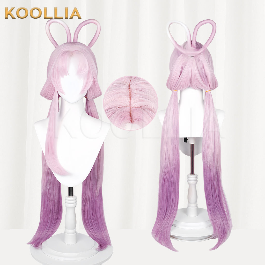Honkai: Star Rail Fuxuan Long Pink Hair Basic Wig