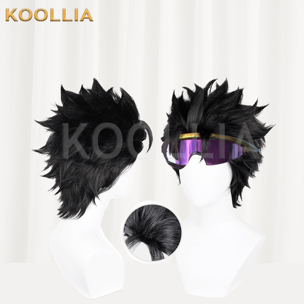 Identity Ⅴ Ganji Gupta Short Black Hair Basic Wig