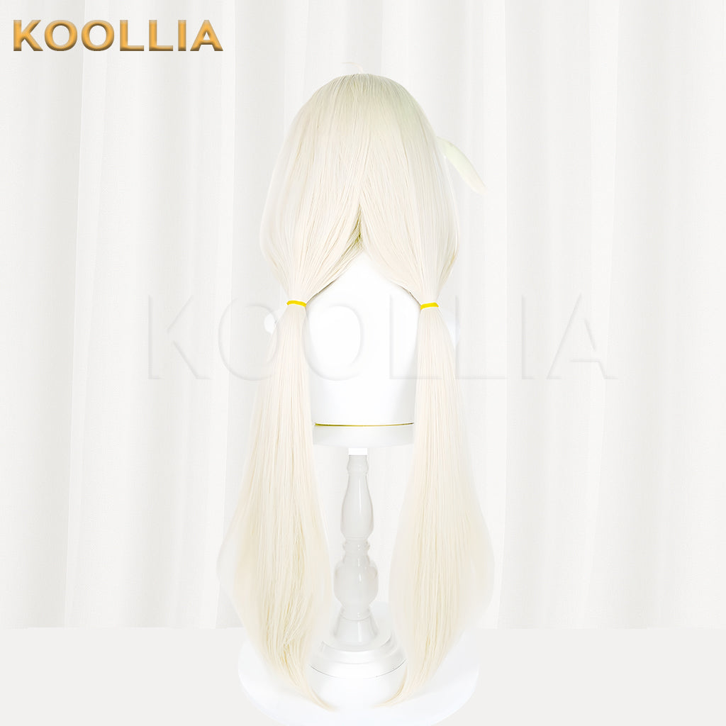 VTuber Gawr Gura reincarnated as Sameko Saba Long Yellow Hair Basic Wig