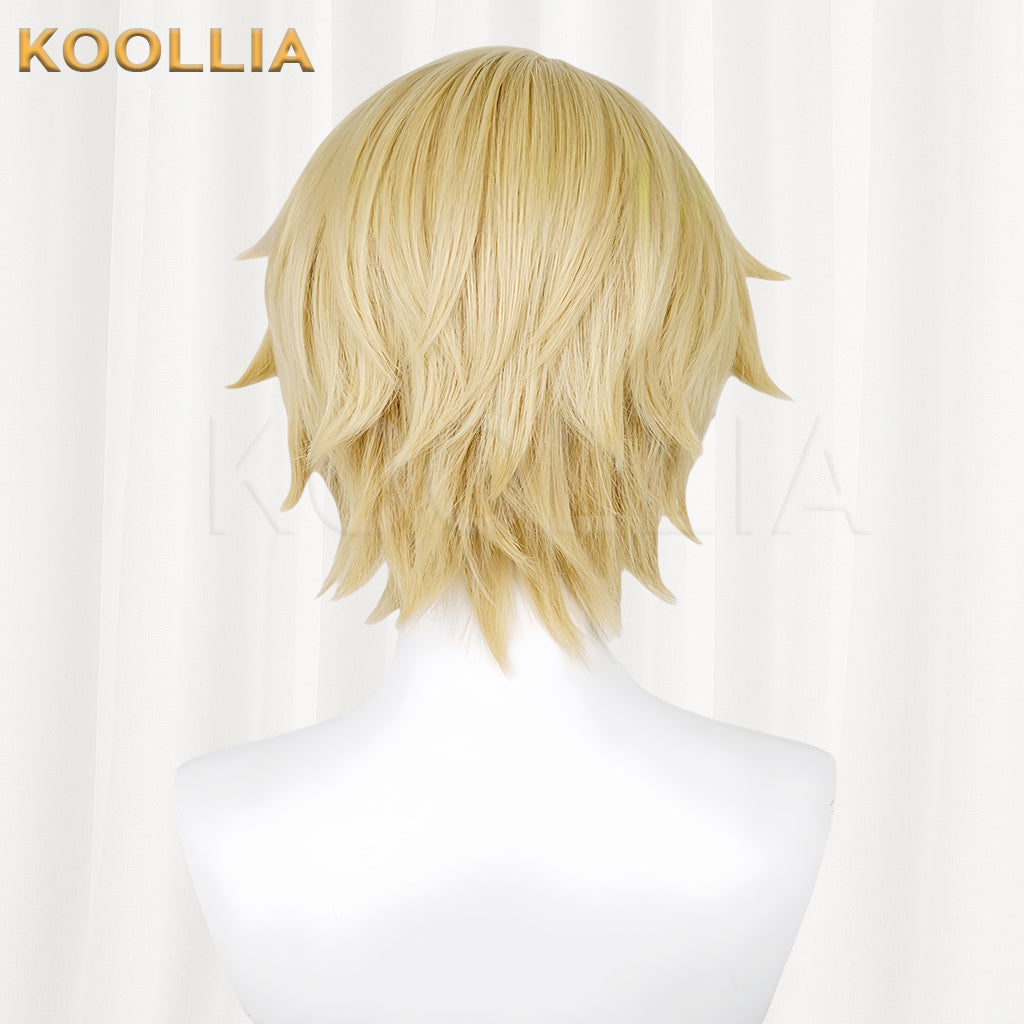 Honkai: Star Rail Gepard Short Yellow Hair Basic Wig