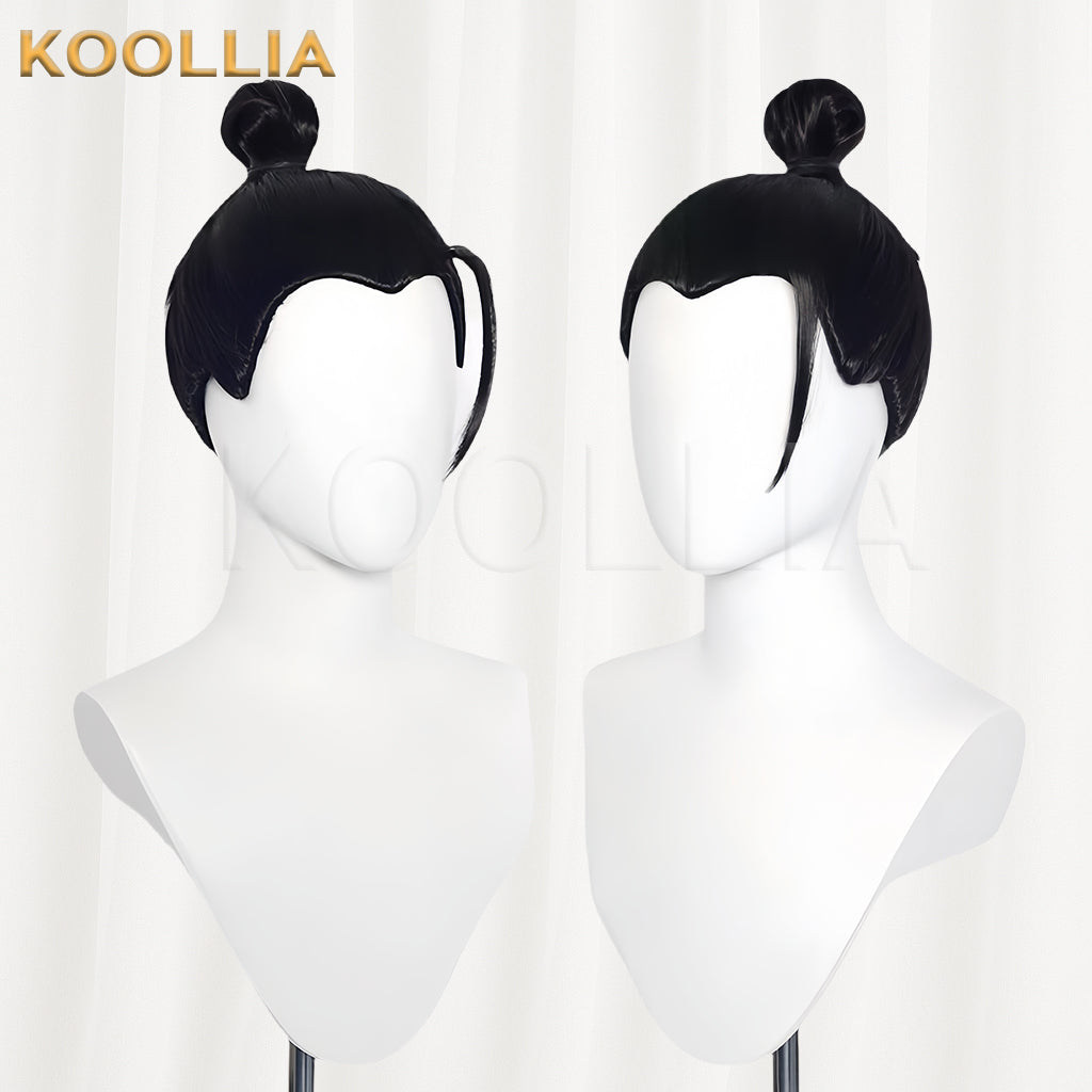 Jujukaitsu Kaisen Geto Long/Short Black Hair Basic Wig