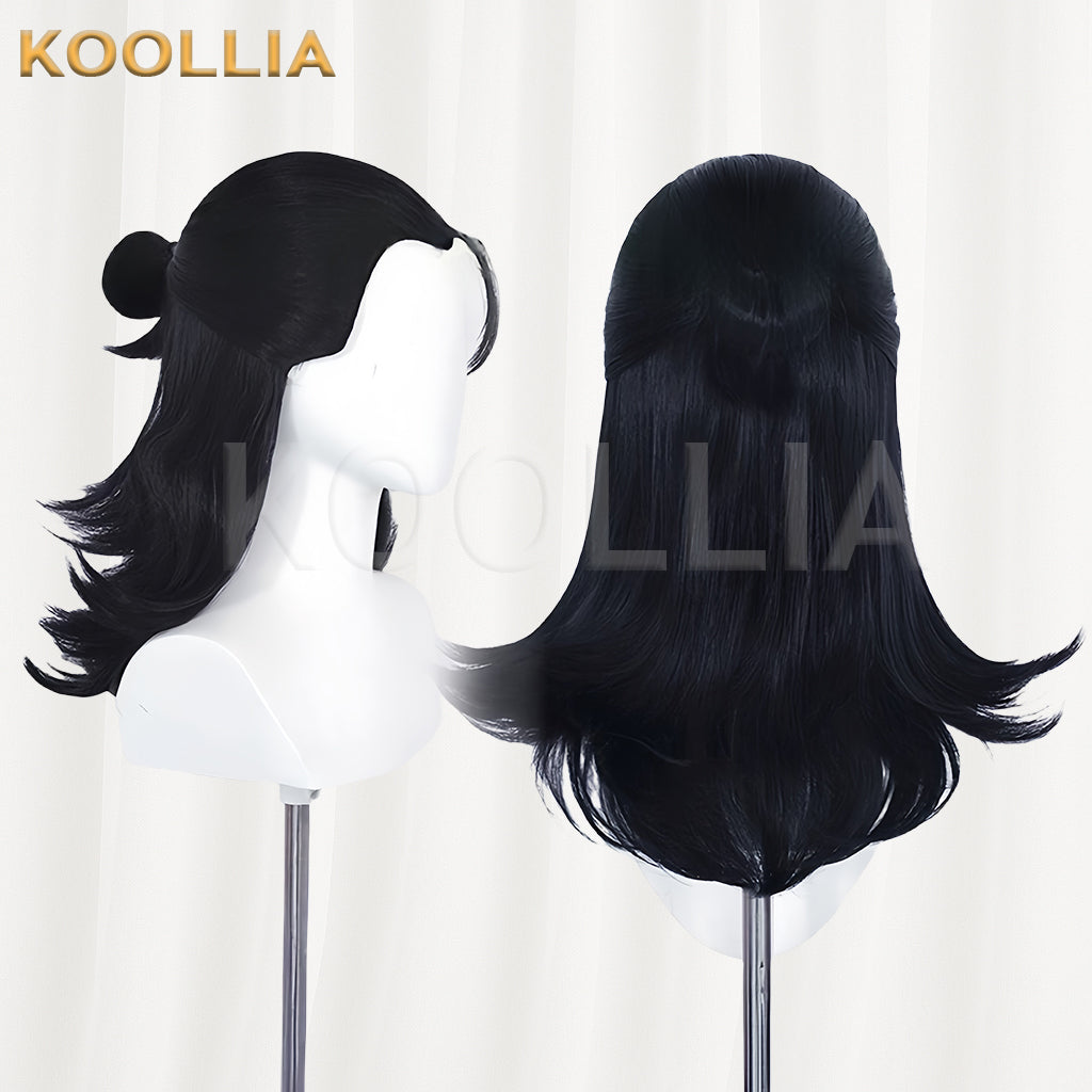 Jujukaitsu Kaisen Geto Long/Short Black Hair Basic Wig