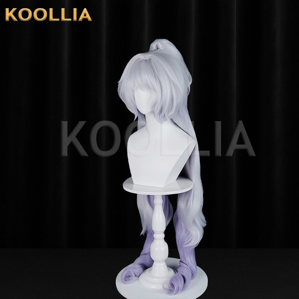 Honor of Kings Gongsun Li Long Sliver Purple Hair Basic Wig