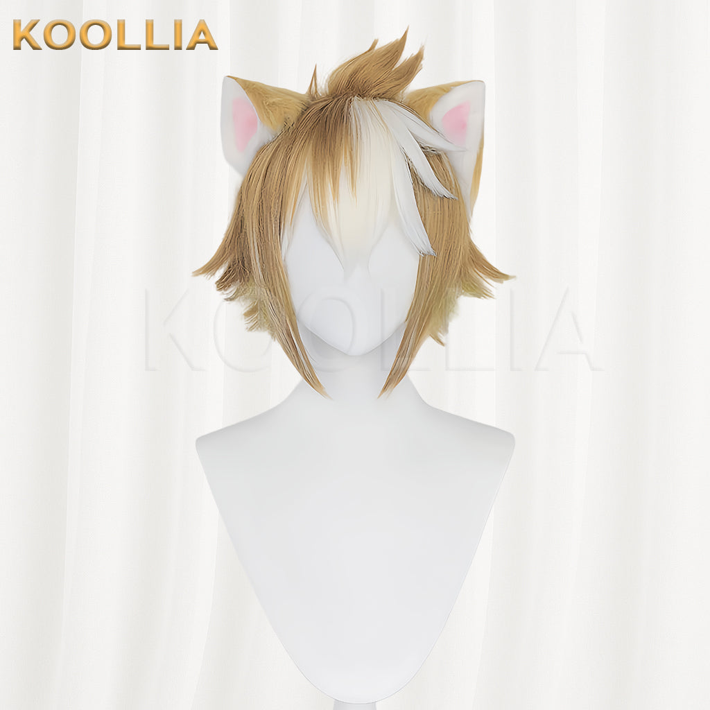 Genshin Impact Gorou Short Brown Hair Basic Wig