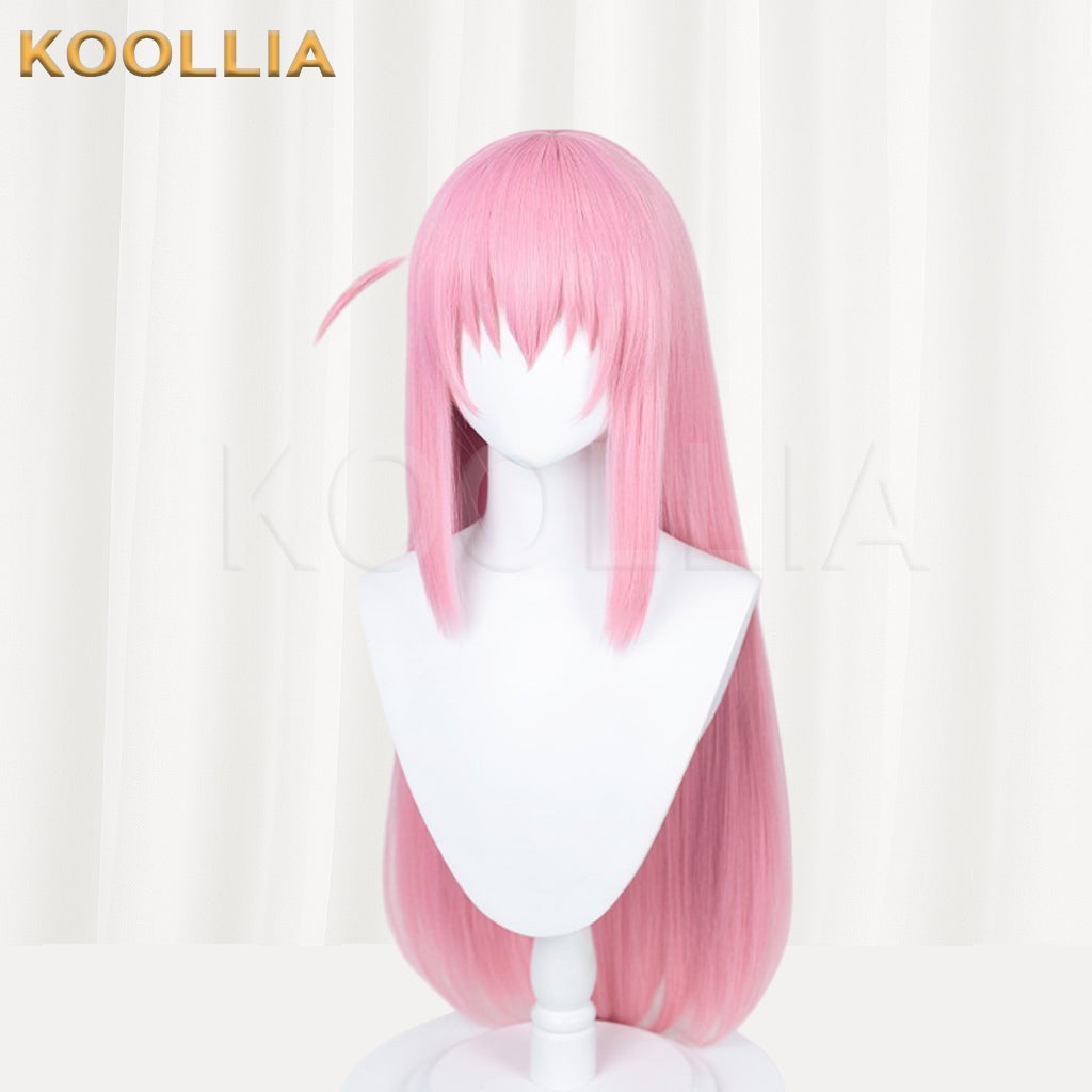 Bocchi The Rock Gotō Hitori Long Pink Hair Basic Wig
