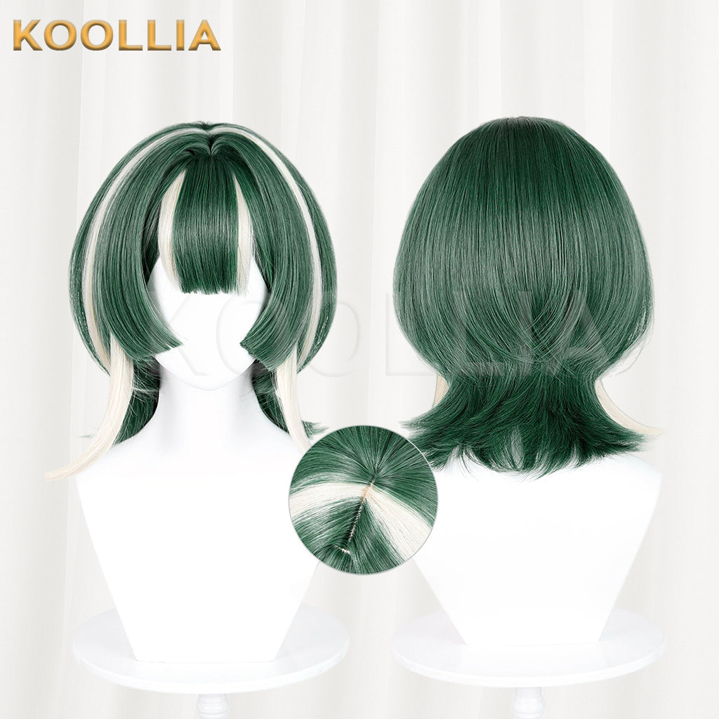 Gachiakuta Guita Short Green Hair Basic Wig