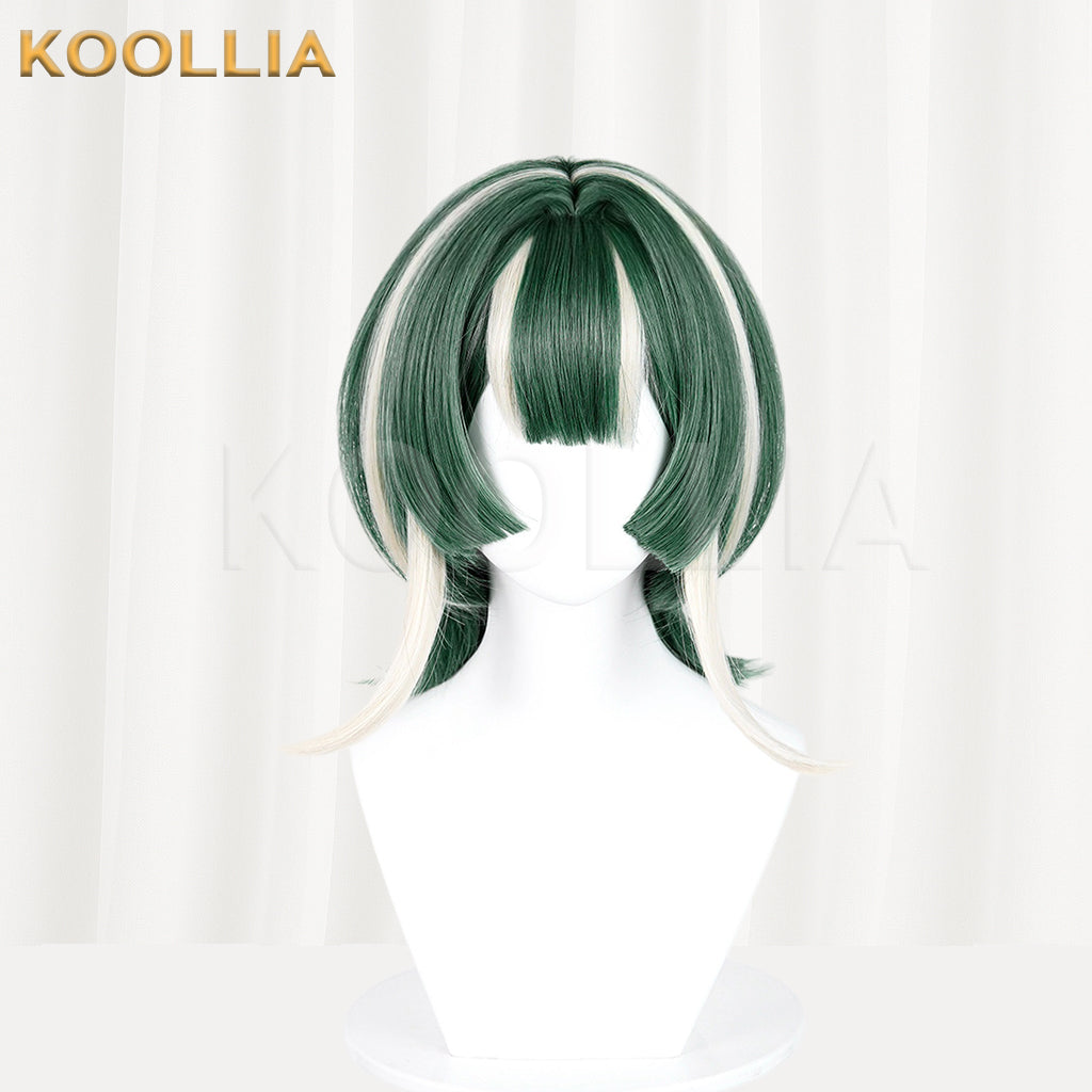Gachiakuta Guita Short Green Hair Basic Wig