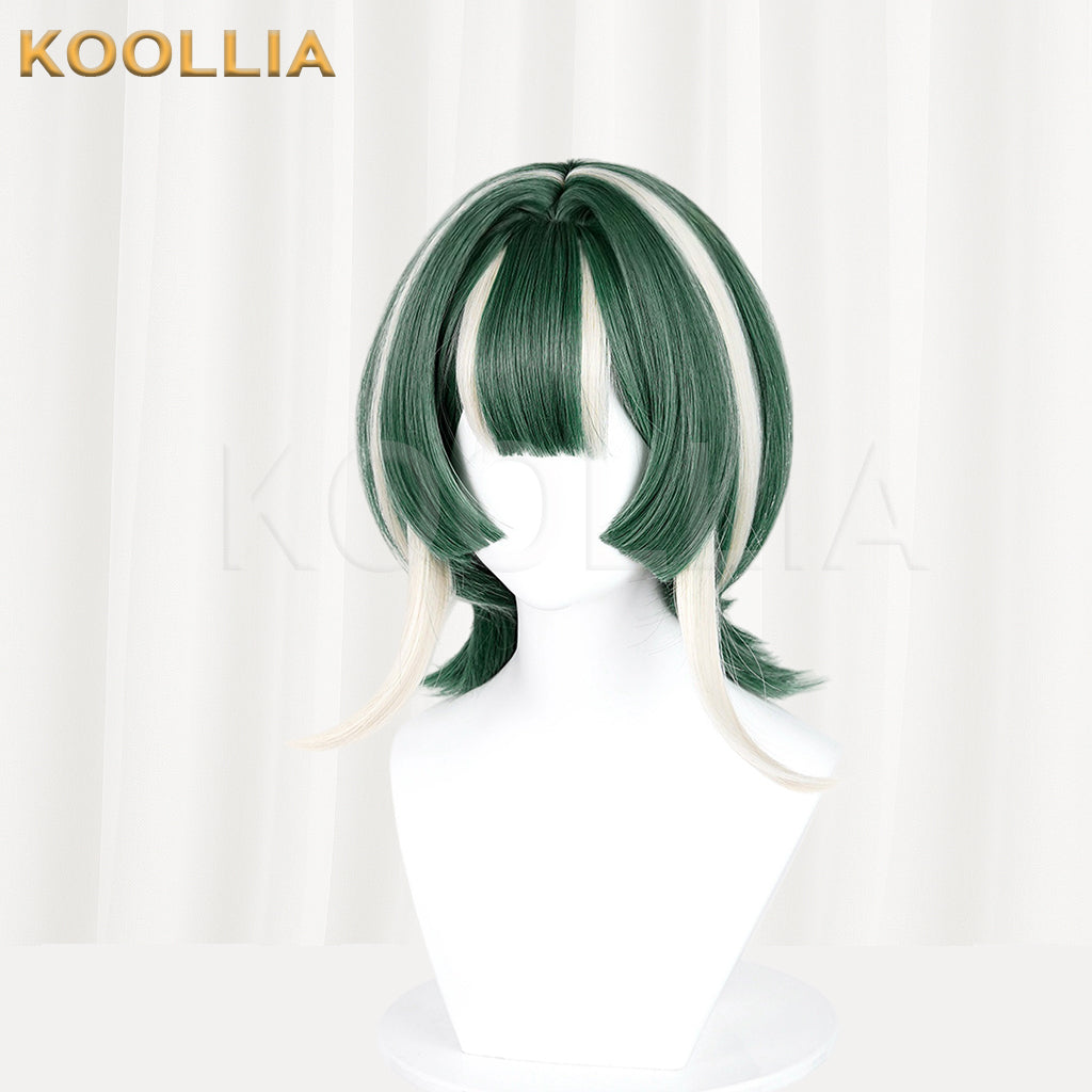 Gachiakuta Guita Short Green Hair Basic Wig