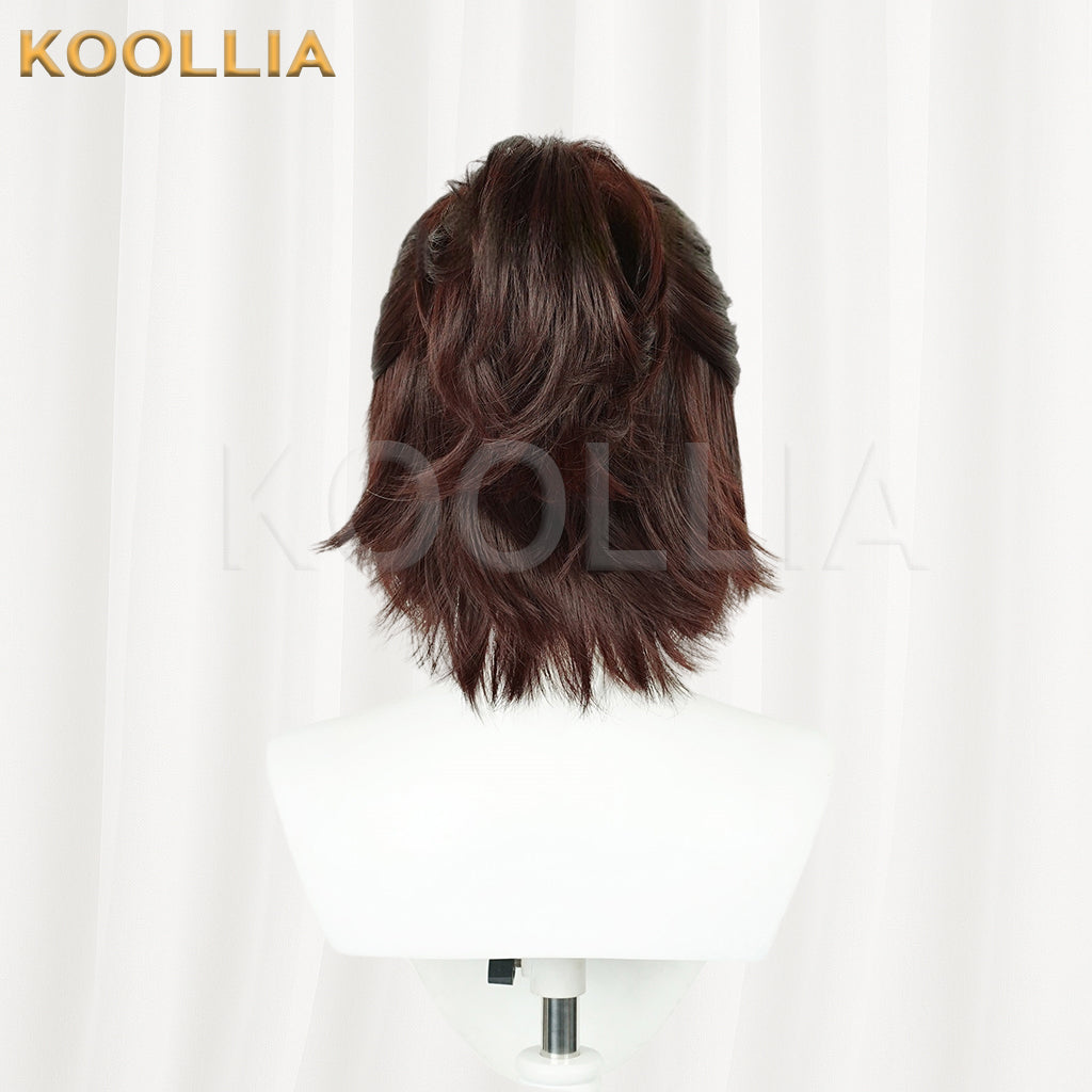 Attack on Titan Hange Zoe Short Brown Hair Basic Wig