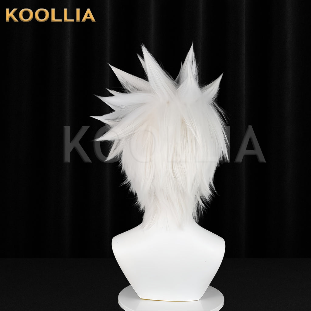 Naruto Hatake Kakashi Short Sliver White Hair Basic Wig