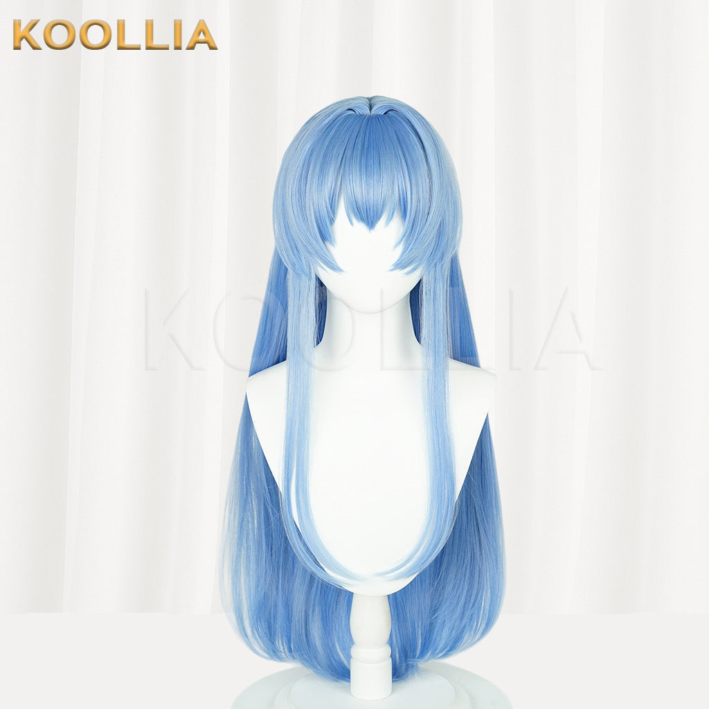 NIKKE:The Goddess of Victory Helen Long Blue Hair Basic Wig