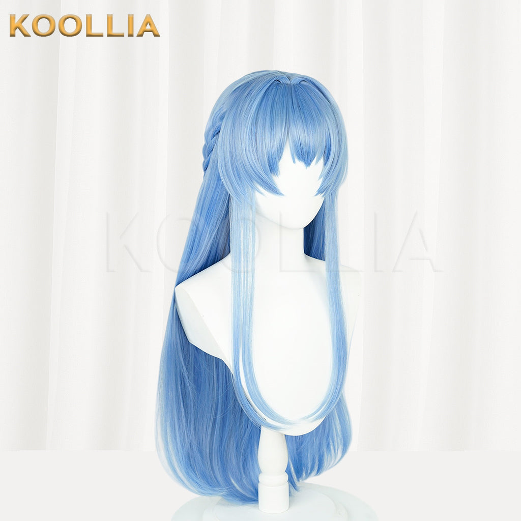 NIKKE:The Goddess of Victory Helen Long Blue Hair Basic Wig
