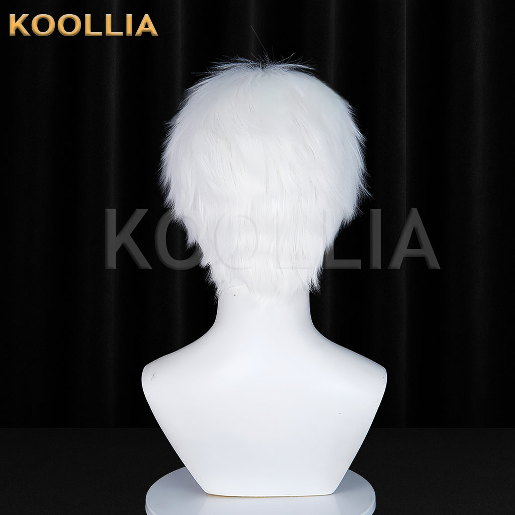 The Summer Hikaru Died Hikaru Short White Hair Basic Wig