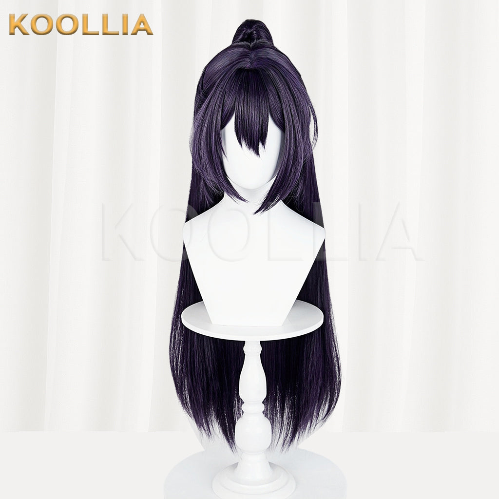Limbus Company Hong Lu Long Purple Hair Basic Wig