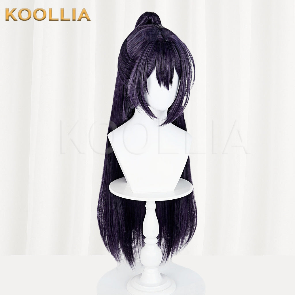 Limbus Company Hong Lu Long Purple Hair Basic Wig