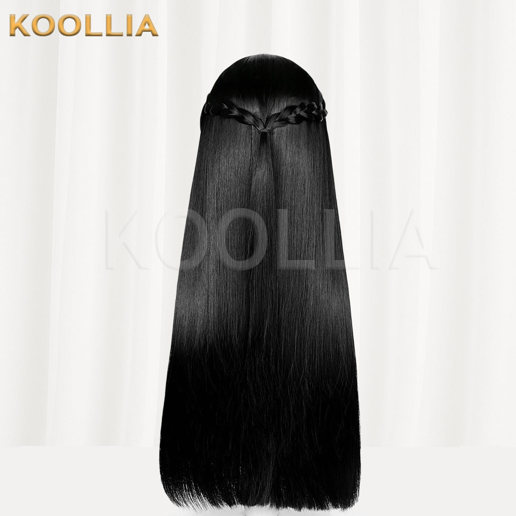Zenless Zone Zero Hoshimi Miyabi Long Black Hair Basic Wig