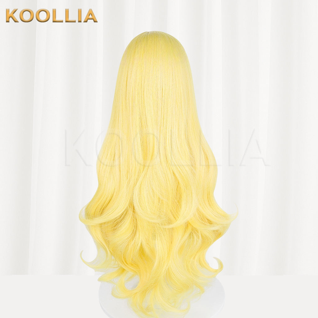 Aikatsu!Hoshimiya Ichigo Long Yellow Hair Basic Wig