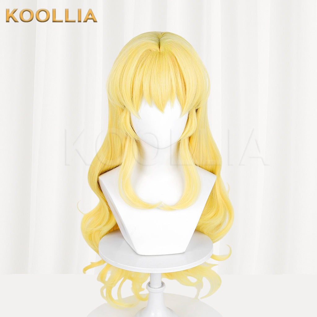 Aikatsu!Hoshimiya Ichigo Long Yellow Hair Basic Wig