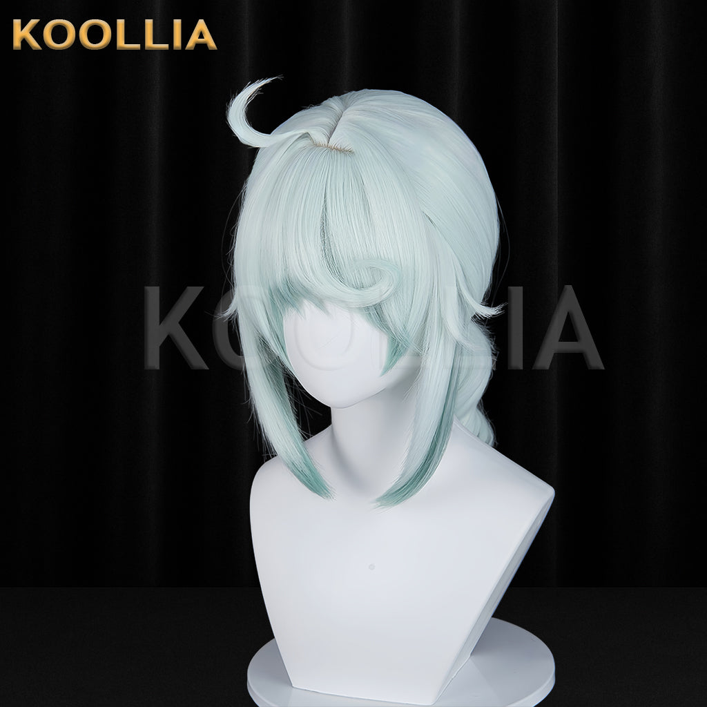 IdentityV Painter Edgar Valden Short Green Hair Basic Wig KOOLLIA