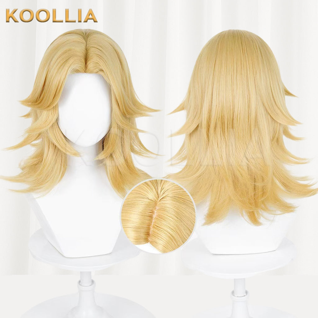 Marvel Rivals Invisible Woman Long Blonde Hair Basic Wig