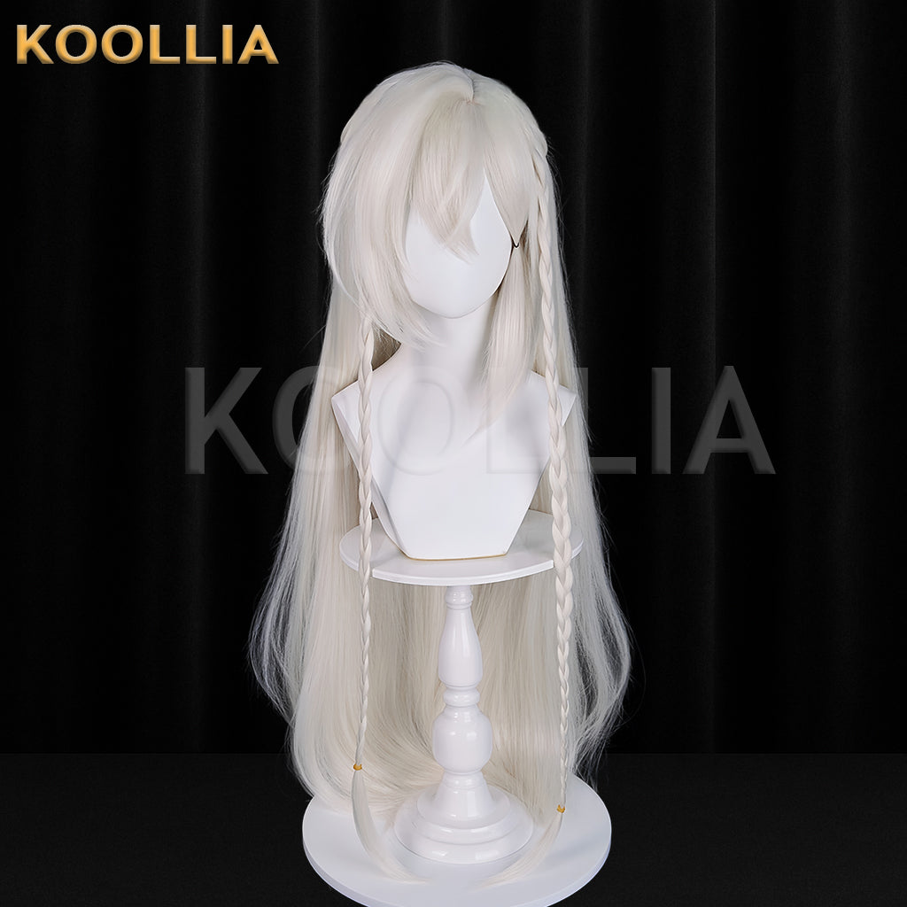 Genshin Impact Istaroth Long White Hair Basic Wig