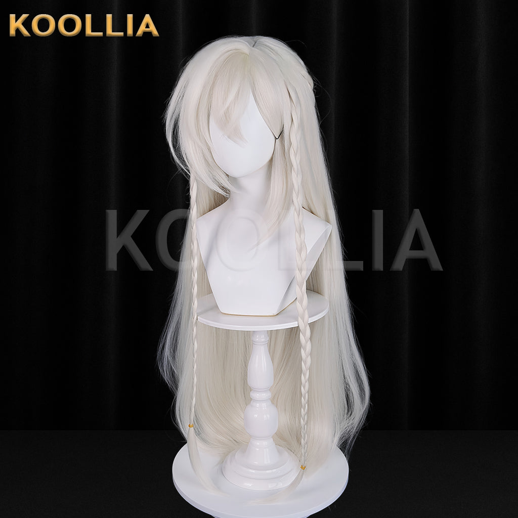 Genshin Impact Istaroth Long White Hair Basic Wig