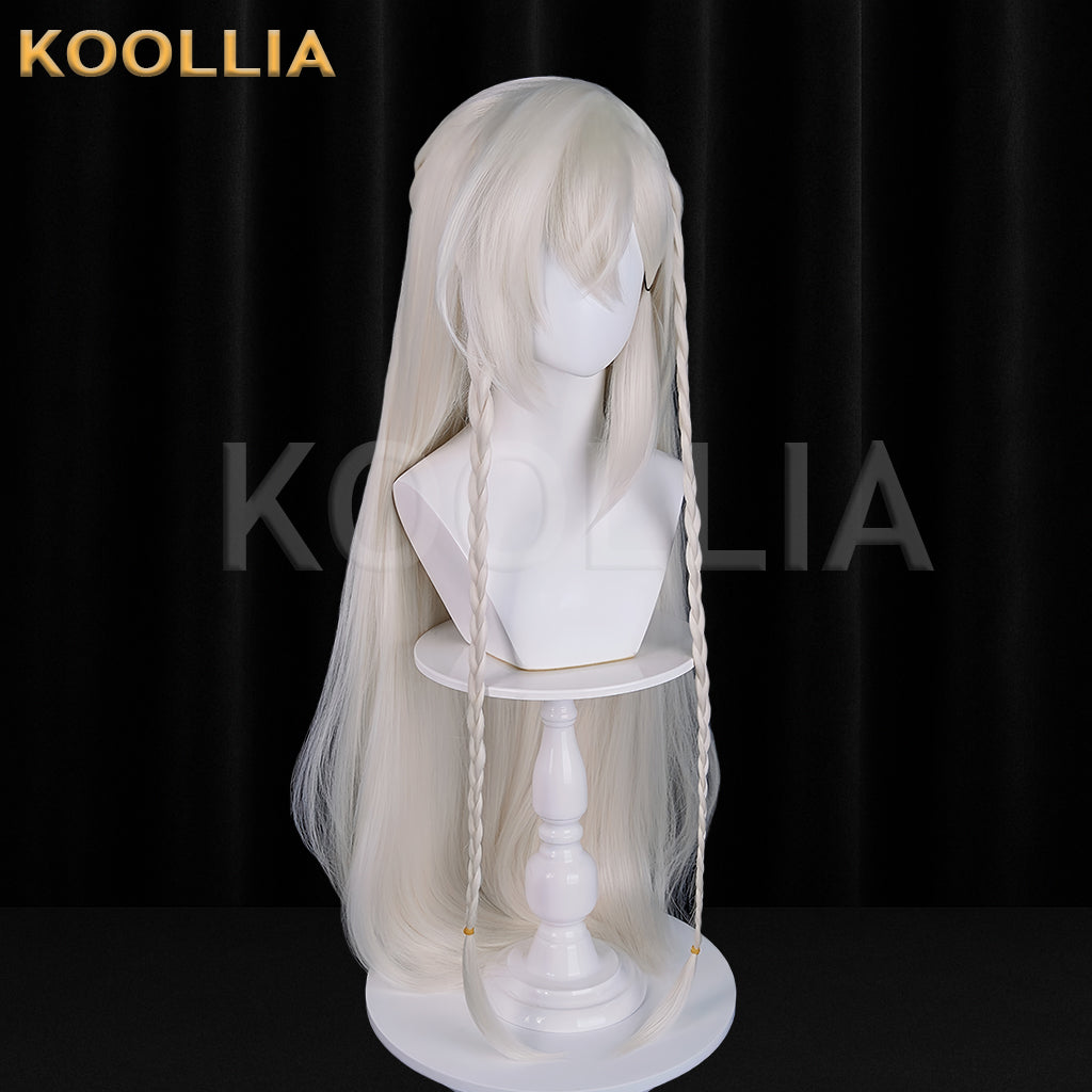 Genshin Impact Istaroth Long White Hair Basic Wig