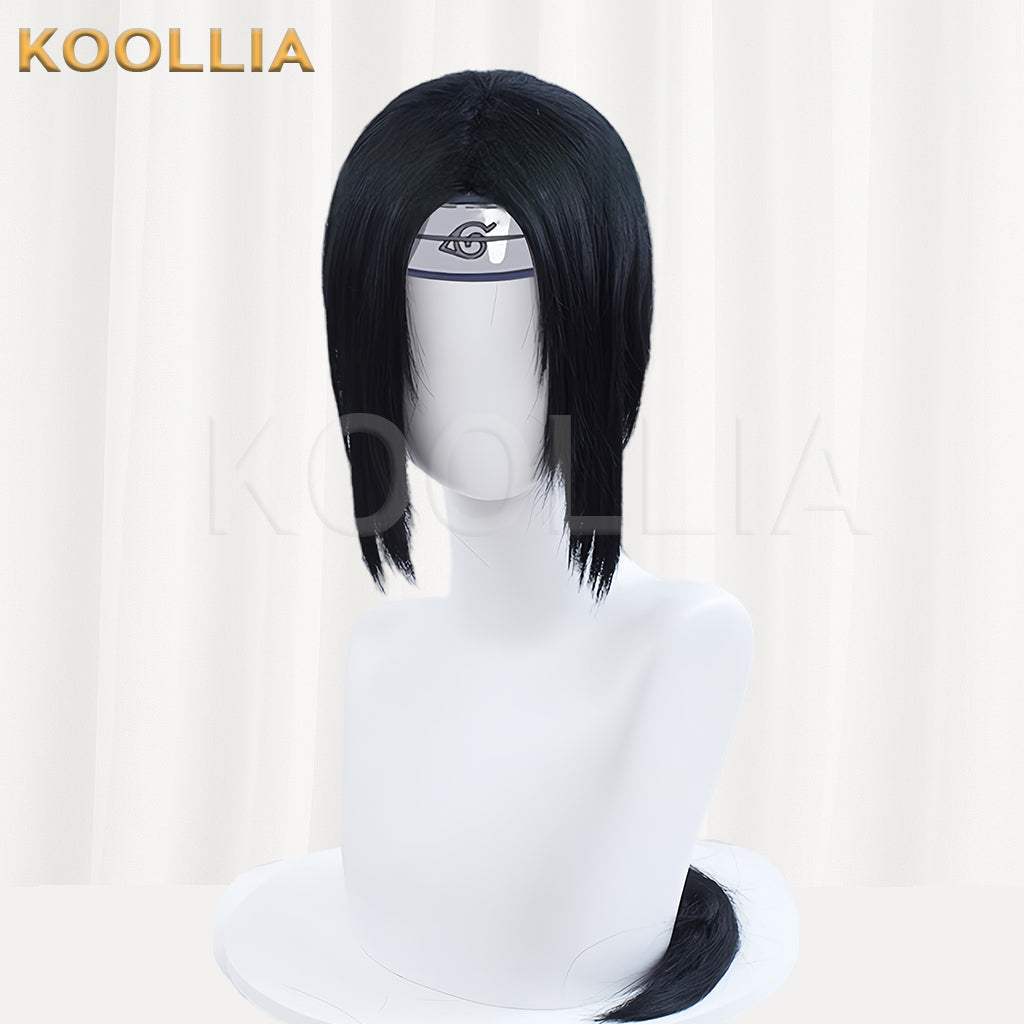Naruto Uchiha Itachi Peruca longa preta básica