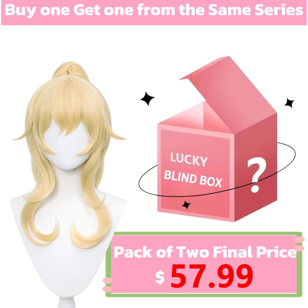 Genshin Impact Jean Gunnhild Long Golden Hair Basic Wig