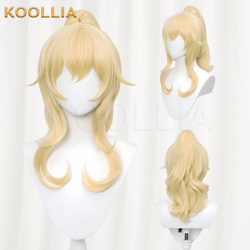 Genshin Impact Jean Gunnhild Long Yellow Hair Basic Wig