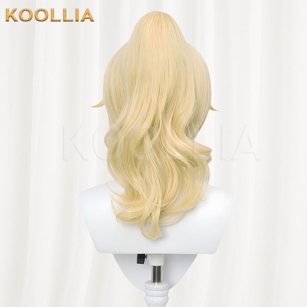 Genshin Impact Jean Gunnhild Long Yellow Hair Basic Wig