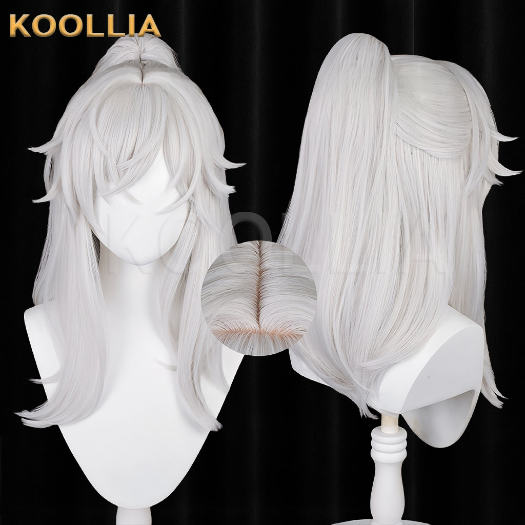 Honkai: Star Rail Jing Yuan Long White Hair Basic Wig