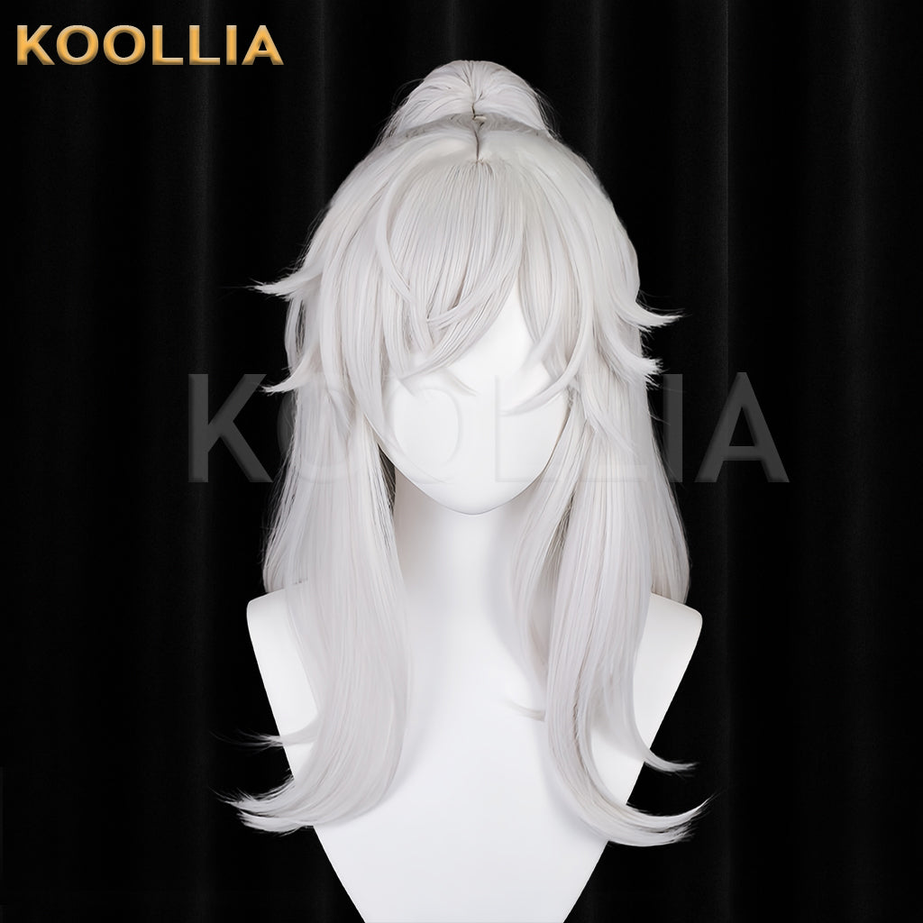 Honkai: Star Rail Jing Yuan Long White Hair Basic Wig
