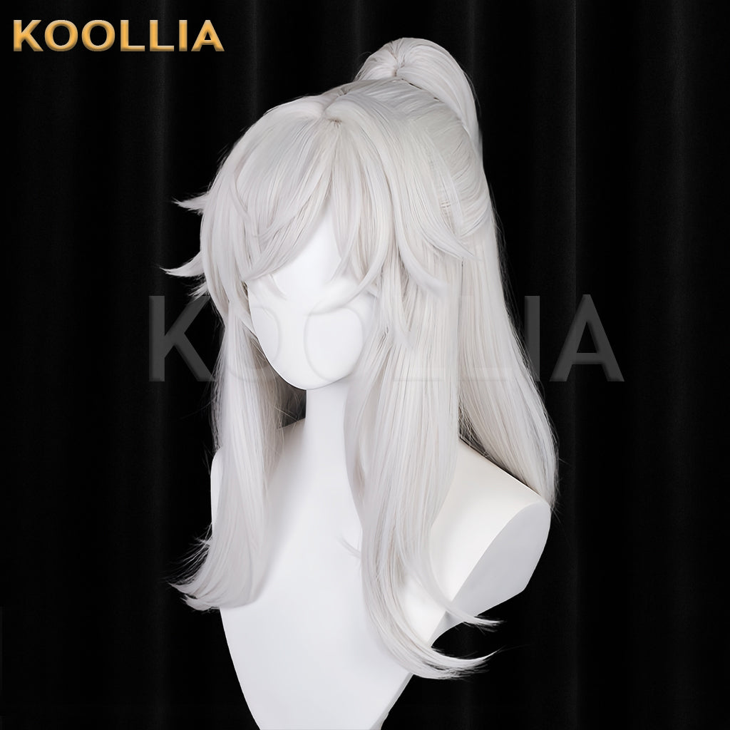 Honkai: Star Rail Jing Yuan Long White Hair Basic Wig