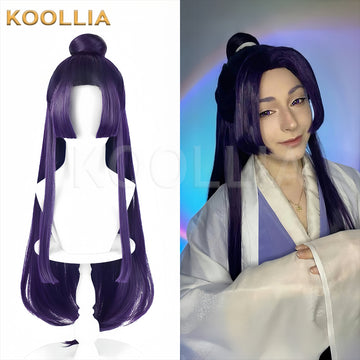 The Apothecary Diaries Jinshi Long Purple Hair Basic Wig - KOOLLIA