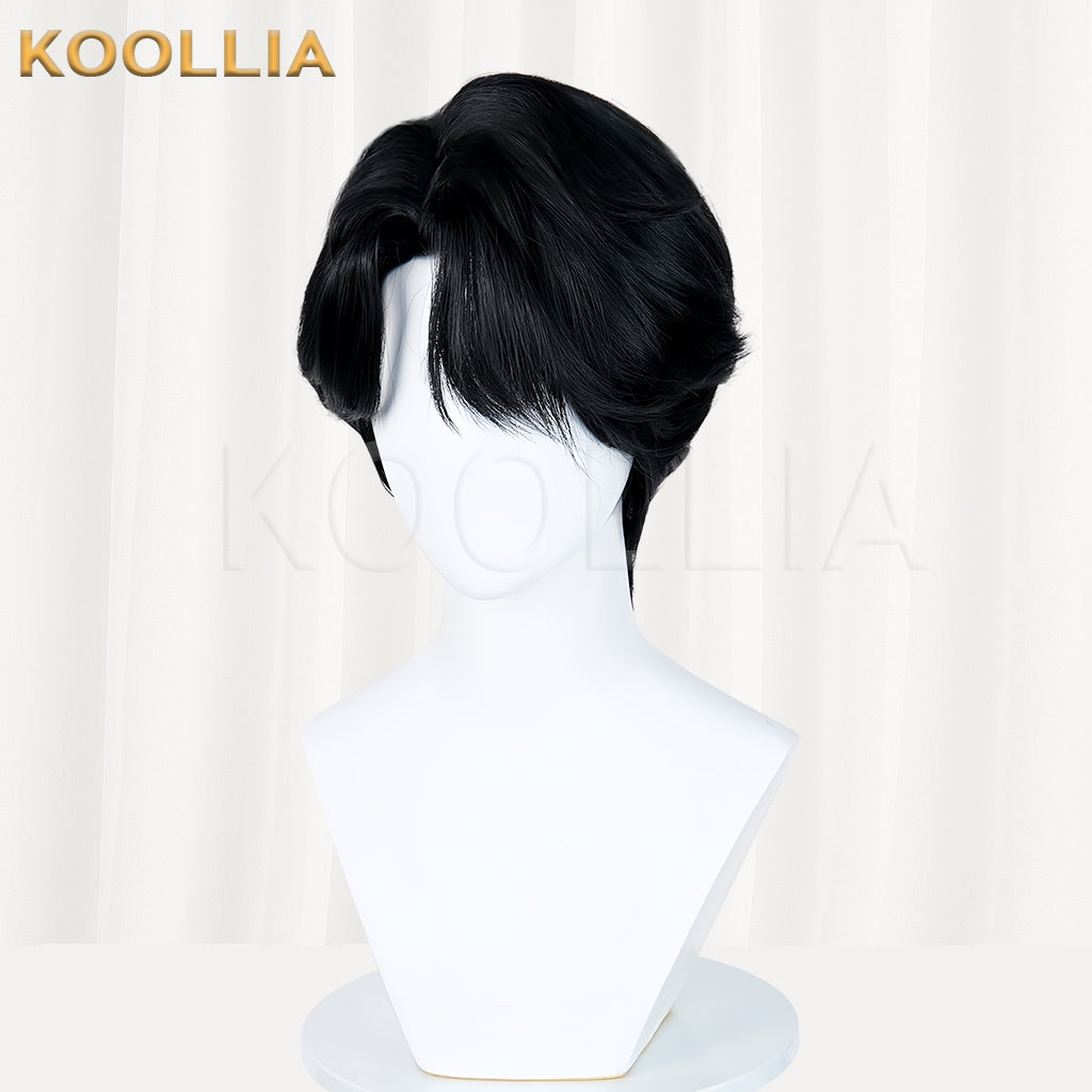 KPop Demon Hunters The Saja Boys Jinu Short Black Hair Basic Wig