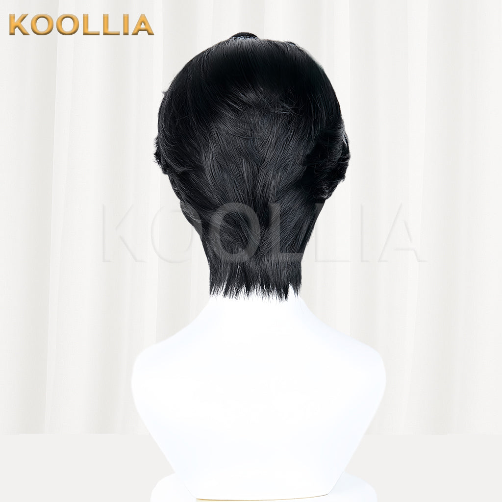KPop Demon Hunters The Saja Boys Jinu Short Black Hair Basic Wig
