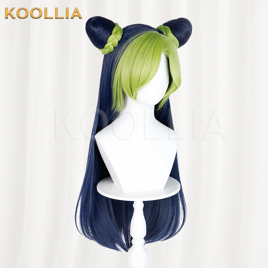 JoJo's Bizarre Adventure Jolyne Cujoh Short/Long Mix Hair Basic Wig