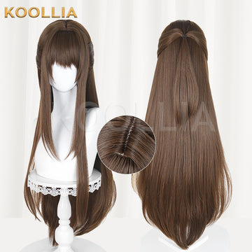 Dragon Raja Jormungandr Long Brown Hair Basic Wig - KOOLLIA