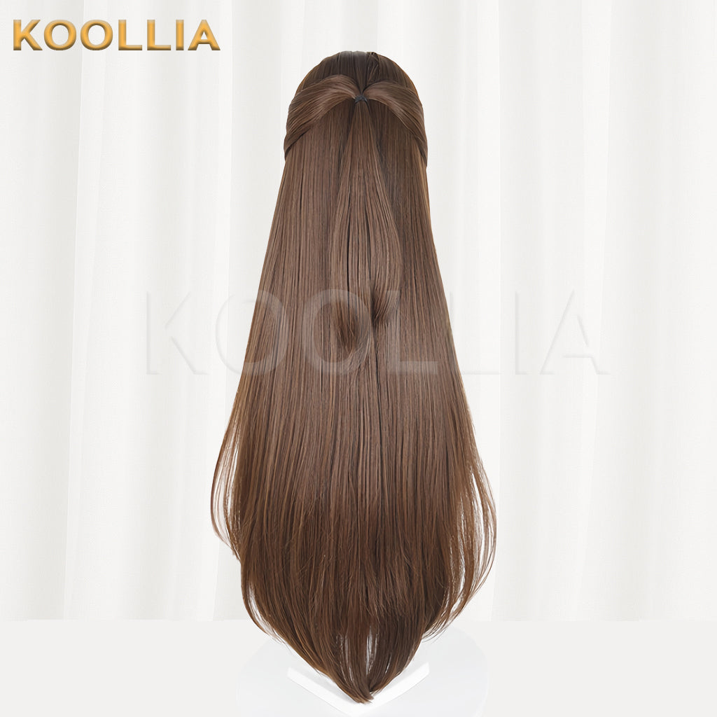 Dragon Raja Jormungandr Long Brown Hair Basic Wig