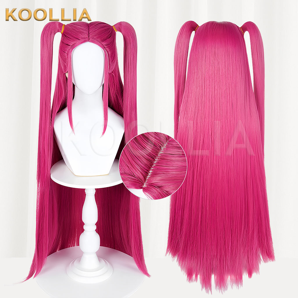 KPop Demon Hunters Mira Long Pink Hair Basic Wig KOOLLIA