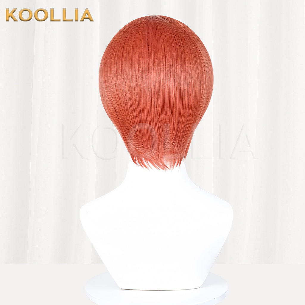 Gintama Kagura Short Orange-red Hair Basic Wig