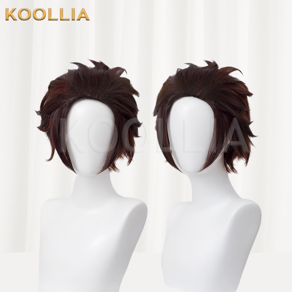 Demon Slayer Kamado Tanjirou Short Hair Basic Wig