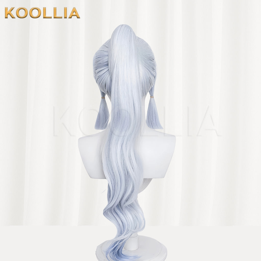 Genshin Impact Kamisato Ayaka Blue Long Hair Basic Wig