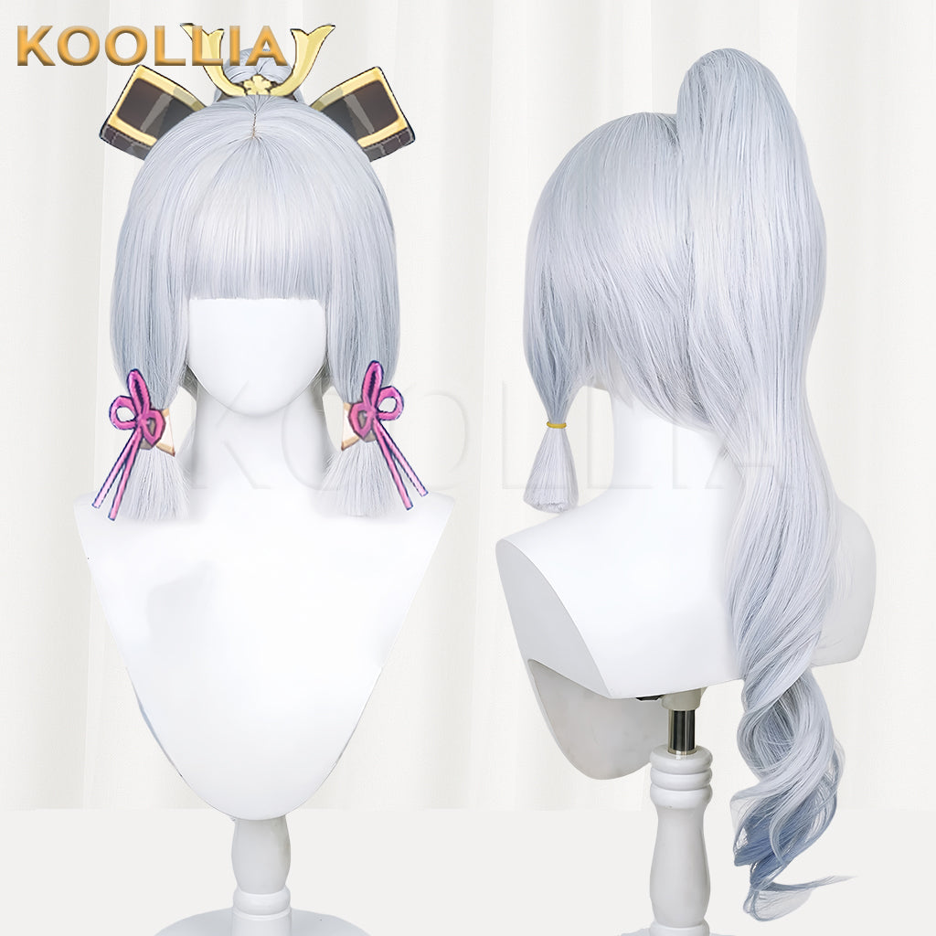 Genshin Impact Kamisato Ayaka Blue Long Hair Basic Wig