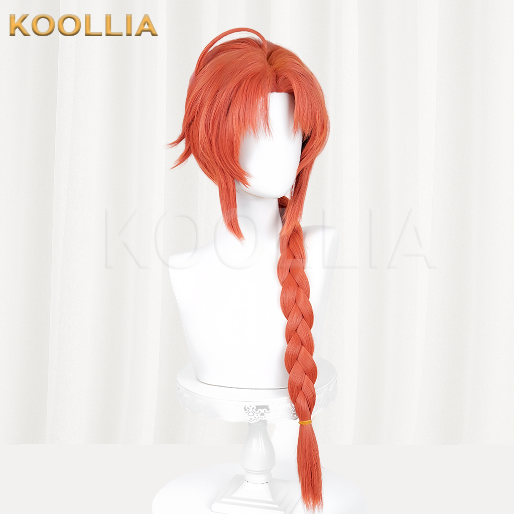 Gintama Kamui Long Orange-red Hair Basic Wig