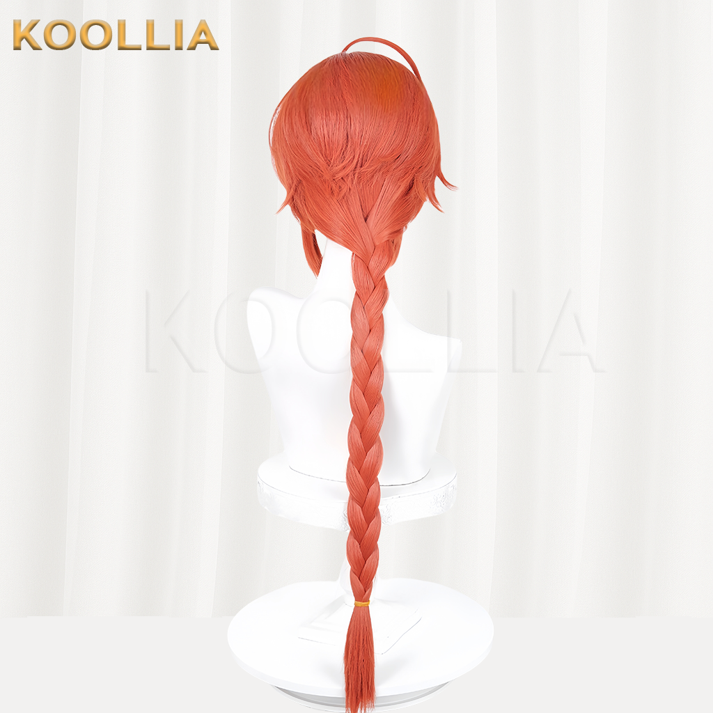 Gintama Kamui Long Orange-red Hair Basic Wig